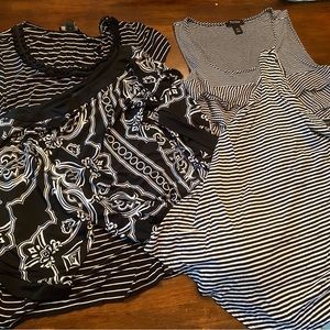 White House Black Market size XL tops